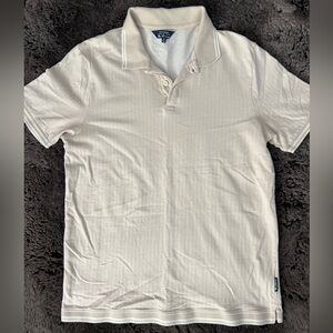 Ben Sherman Men's Cream Polo Shirt Size M
